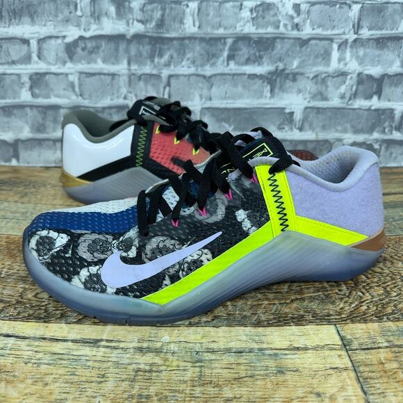 Nike Metcon 6 X Training Shoes CK9389 706 "What The" Womens Sz 10 / Mens Sz 8.5 - Picture 1 of 11